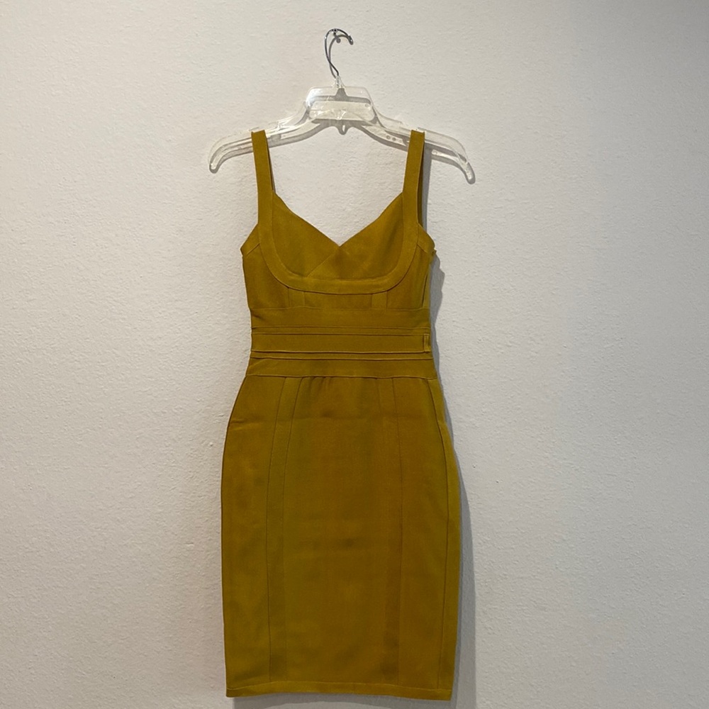 Mustard Bandage Dress